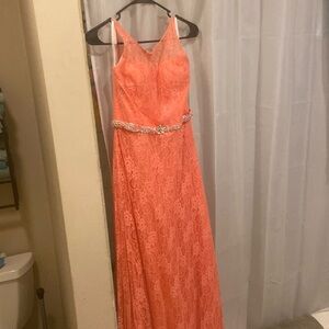 Peach Prom Dress